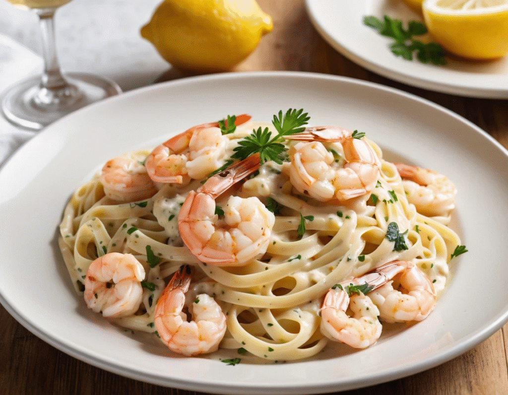 Red Lobster Shrimp Linguini Alfredo Recipe