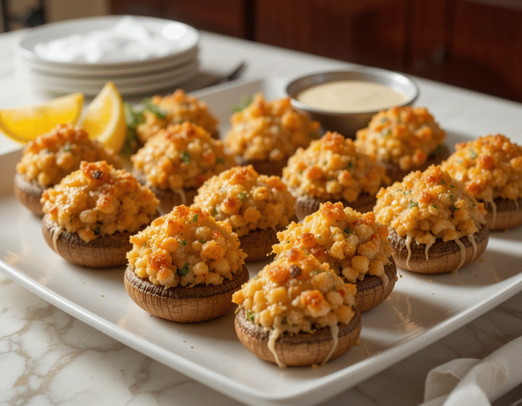 Red Lobster Stuffed Mushroom